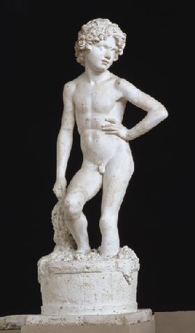 The Grape Picker, sculpture by Lorenzo Bartolini (1777-1850) (plaster) C19th