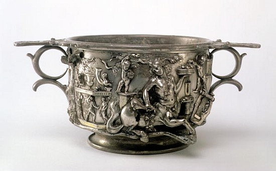 The Centaur Cup, Gallo-Roman, from the Berthouville Treasure, c.2nd-3rd century AD (silver) (see 107 von 