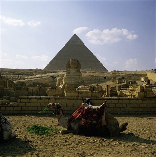 The Great Pyramid and the Sphinx von 