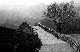 the Great Wall of China, photo taken February 2