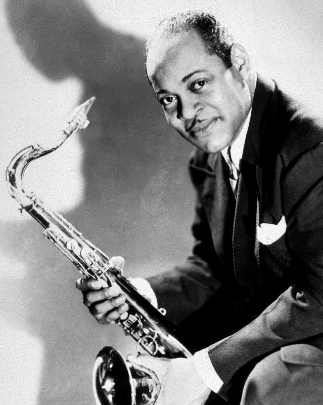 The saxophonist Coleman Hawkins in 40's von 