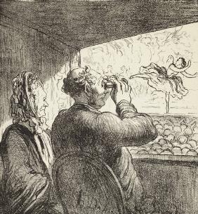 Theater, M. Colimard.... / H.Daumier