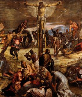 Tintoretto, Kreuzigung, Ausschnitt