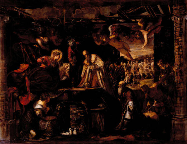 Tintoretto, Anbetung der Koenige von 