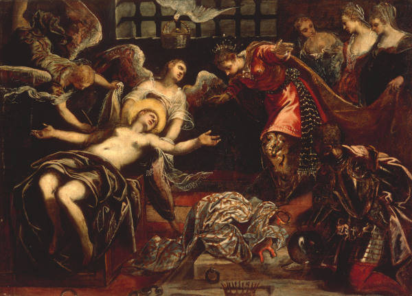 Tintoretto, Hl.Katharina im Kerker von 