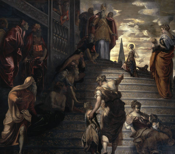 Tintoretto, Mariae Tempelgang von 