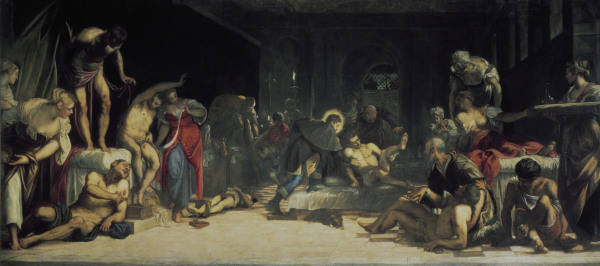 Tintoretto, Rochus heilt Pestkranke von 