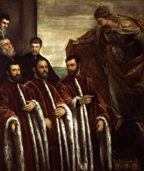 Tintoretto, Schatzmeister u.Hl.Justina von 