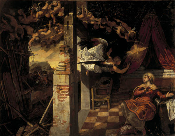 Tintoretto, Verkuendigung an Maria von 