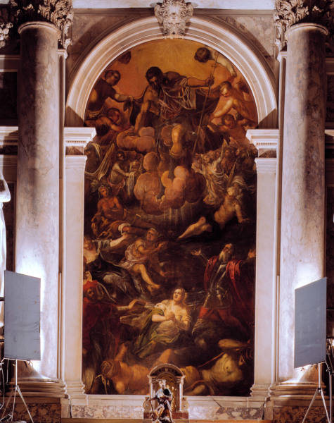 Tintoretto, Vision des Hl.Rochus von 
