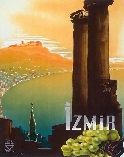 Turkey: Izmir, Turkey - Turkey Touring and Automobile Club poster by Ihap Hulusi Gorey von 