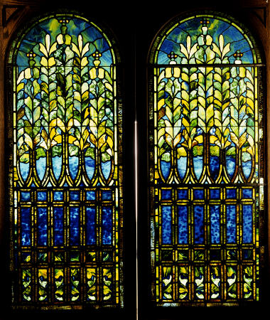 Two Leaded And Plated Glass Windows von 