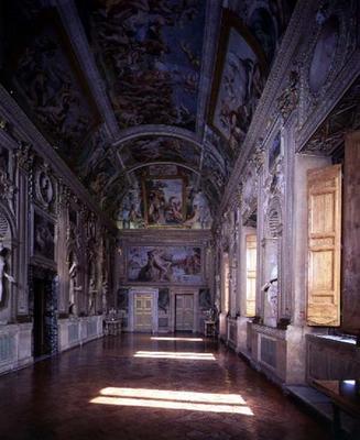 The 'Galleria di Carracci' (Carracci Hall) decorated with frescoes by Annibale Carracci (1560-1609) von 