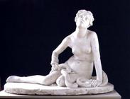 The Nymph and the Snake, sculpture by Lorenzo Bartolini (1777-1850) (plaster) 16th