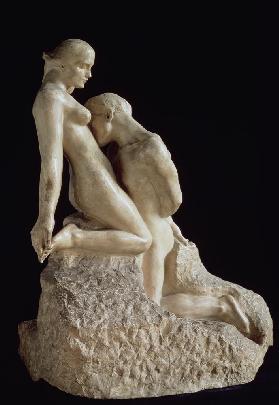 The Eternal Idol by Auguste Rodin (1840-1917), c.1889 (marble) (see also 83648) 15th