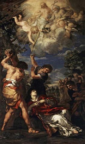 Das Martyrium des heiligen Stephanus 1660