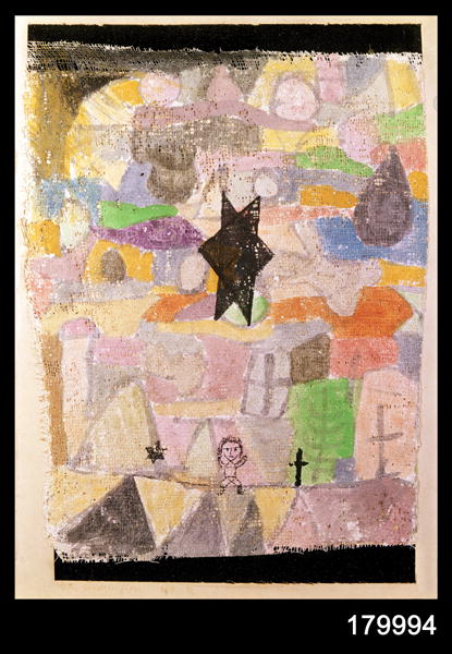 Under a Black Star, 1918 (no 116) (w/c on primed gauze on cardboard)  von 