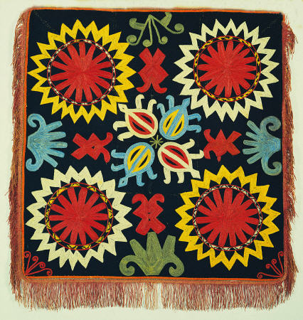 Uzbek Silk Embroidery, 19th Century von 