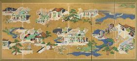 Various Scenes Of The Tale Of Genji