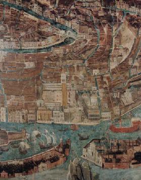 Venedig, Vogelschau, um 1600
