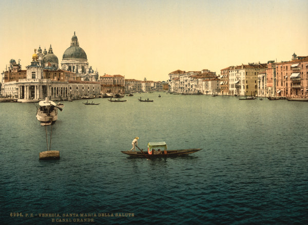 Venedig, S.Maria della Salute,Canal Gr von 