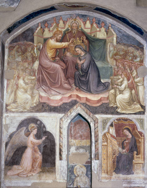 Verona, St.Stefano, Kroenung Mariae von 