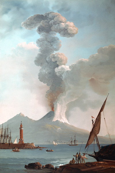 Vesuvius / Eruption in 1822 / Painting von 
