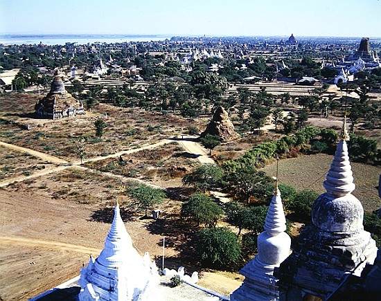 View of Temples in Bagan, Burma von 
