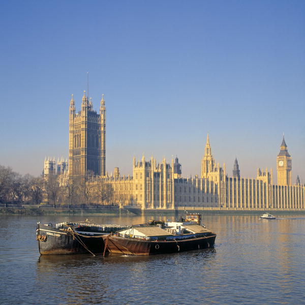 View of the Houses of Parliament, begun in 1836 (photo)  von 