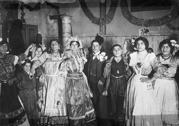 Voelkerkunde/ Zigeuner/ Hochzeit/ um 1920 von 