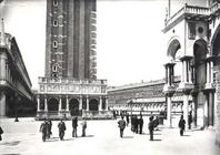 View of Piazza San Marco and the Loggetta from the Porta della Carta (b/w photo) 1895