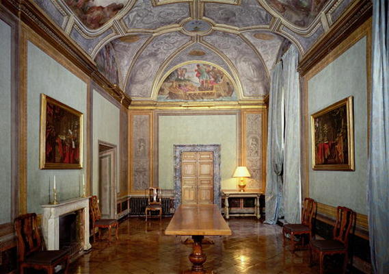 View of the 'Camerino' with frescoes by Annibale Carracci (1560-1609) 1596 (photo) von 