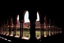 View of the cloister, 12th century (photo) 15th