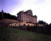 View of the facade and the approach, designed for Cardinal Pietro Aldobrandini by Giacomo della Port