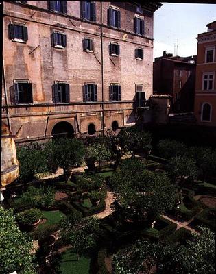 View of the gardens, designed by Antonio da Sangallo the Younger (1483-1546) and Nanni di Baccio Big von 