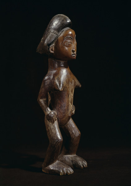 Weibliche Figur, Punu, Gabun / Holz von 