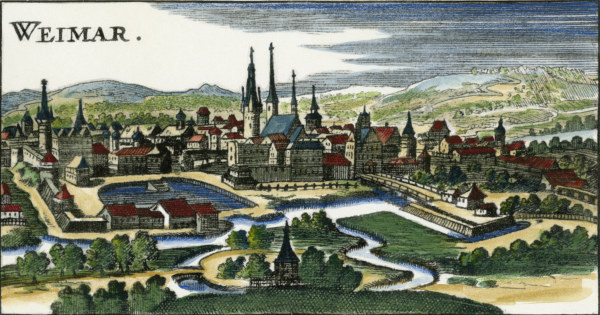 Weimar / Kupferstich um 1650 von 