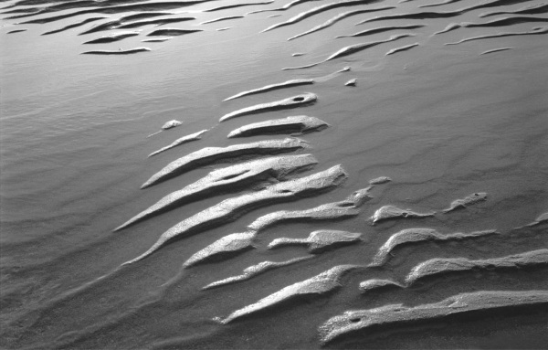 Wet sand, Porbandar (b/w photo)  von 