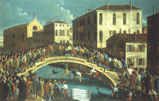 Wettkaempfe in Venedig / Gem.v.Bella von 