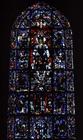 Window depicting Notre Dame de la Belle Verriere in the south choir, 13th century (stained glass) (f 19th