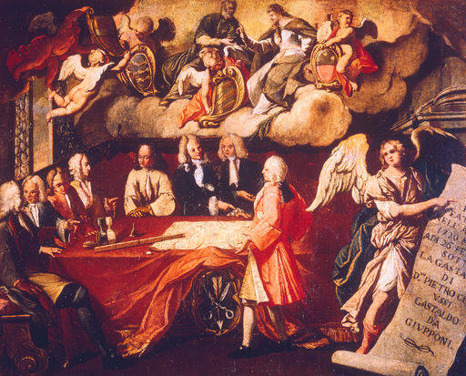 Zunfttafel der Giuponeri/ Gemaelde 1720 von 