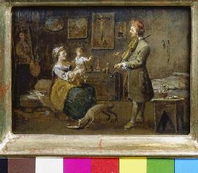 Die Familie des Malers. 1752/54