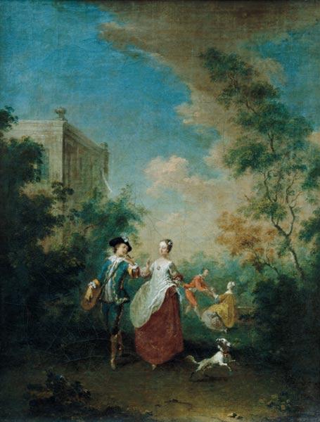 Szene im Park II. 1760