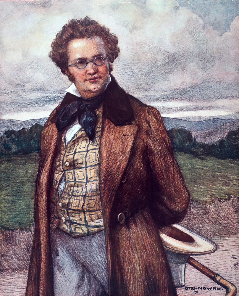 Schubert als Spaziergänger von Nowak Otto