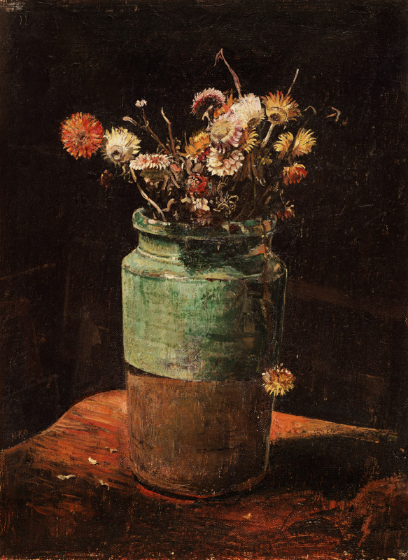 Flowers in a vase von Odilon Redon