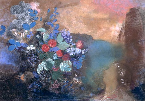 Ophelia among the Flowers, c.1905-8 von Odilon Redon