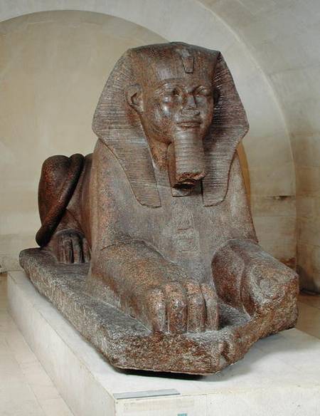 Large sphinx, from Tanis von Old Kingdom Egyptian