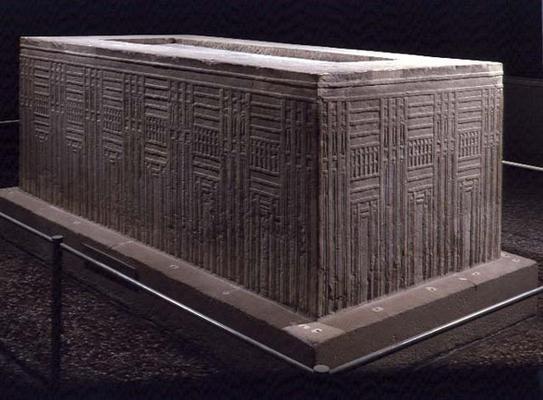 Sarcophagus from Abu Roach (limestone) von Old Kingdom Egyptian