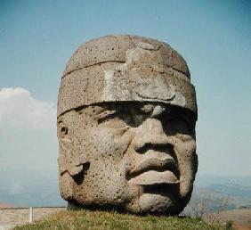 Colossal Head 1 from San Lorenzo, Veracruz, Mexico, preclassic