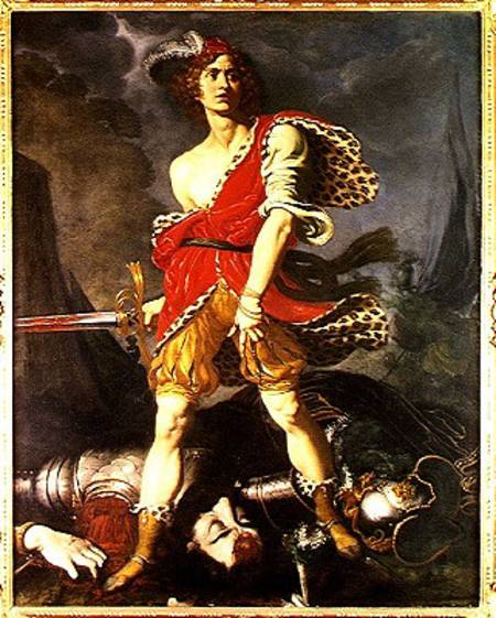 David and Goliath von Onorio Marinari